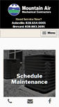 Mobile Screenshot of mountainairmechanical.com